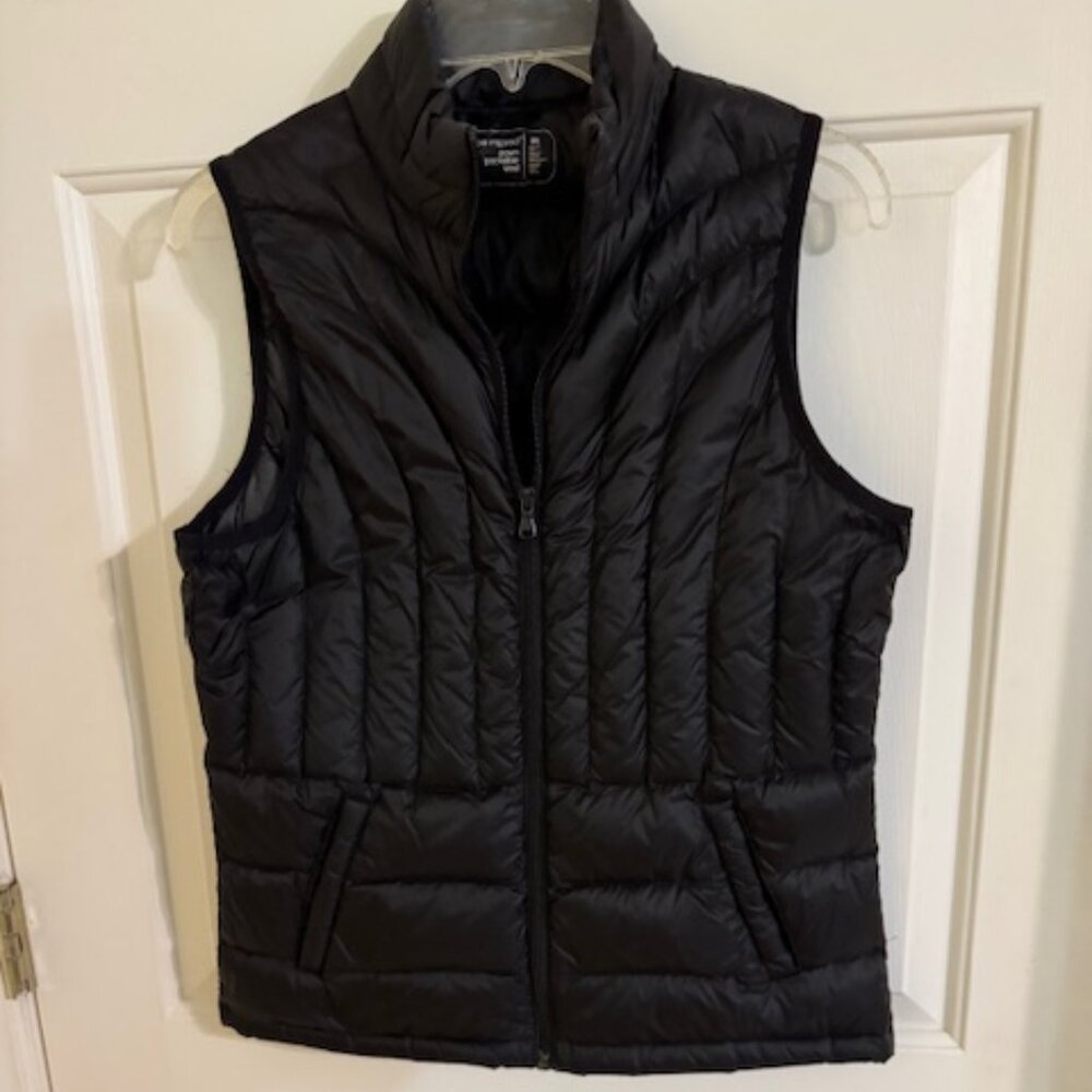 Be Inspired Black Packable Puffer Vest Quilted Down Travel Gorpcore Lightweight